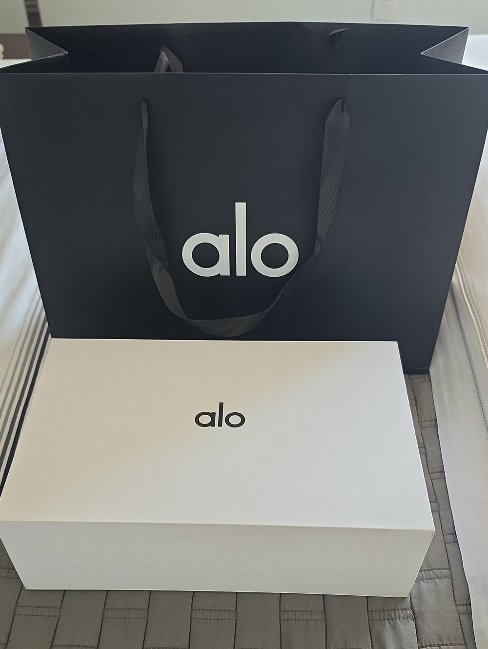 ALO  Box and Tote in Black and White